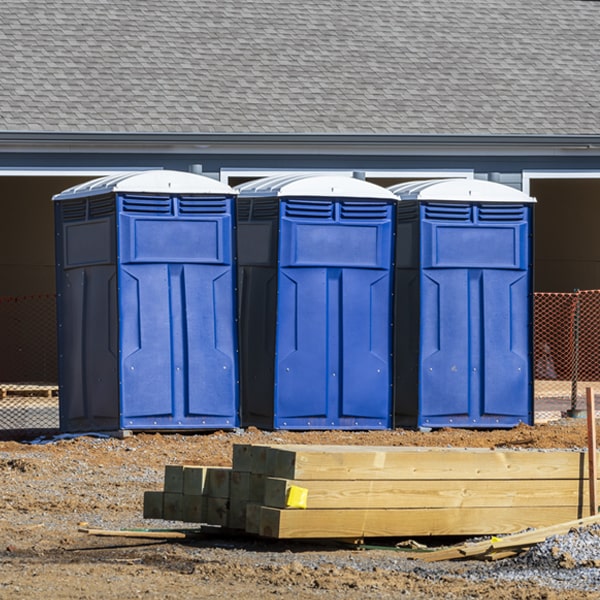 how often are the porta potties cleaned and serviced during a rental period in Neihart Montana